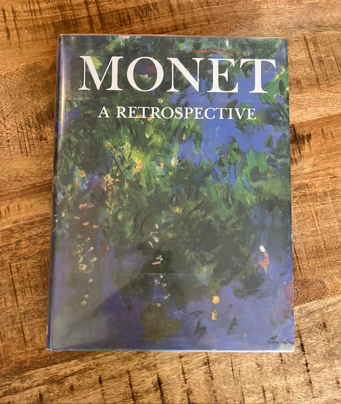 Monet: A Retrospective Hardcover Coffee Table Art Book (1985)
