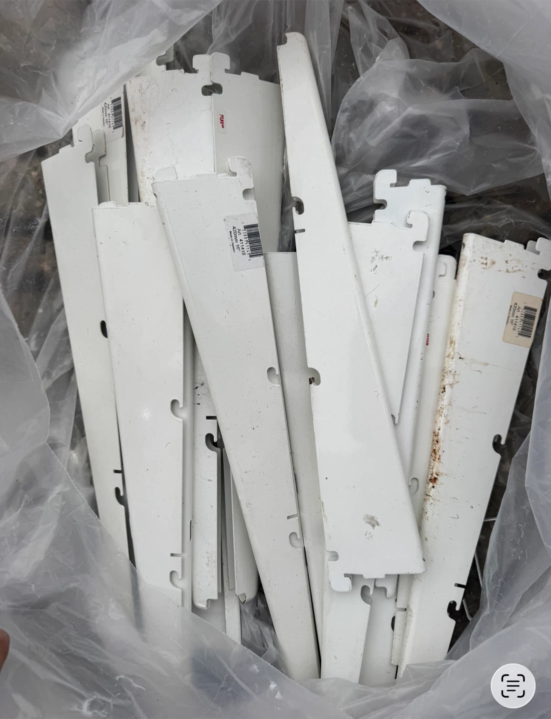 Massive Elfa Easy Hang Shelving System Components - photo 5