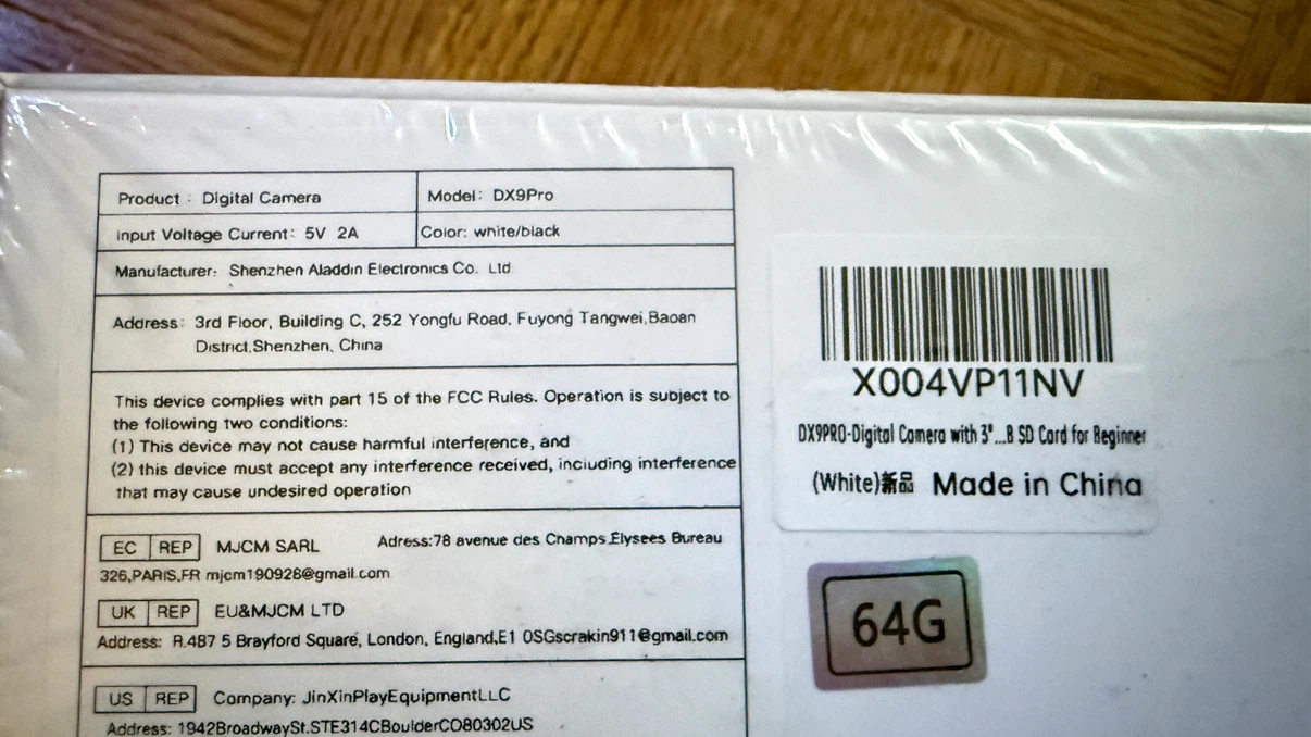 Brand New Digital Camera with 64GB SD Card - photo 2
