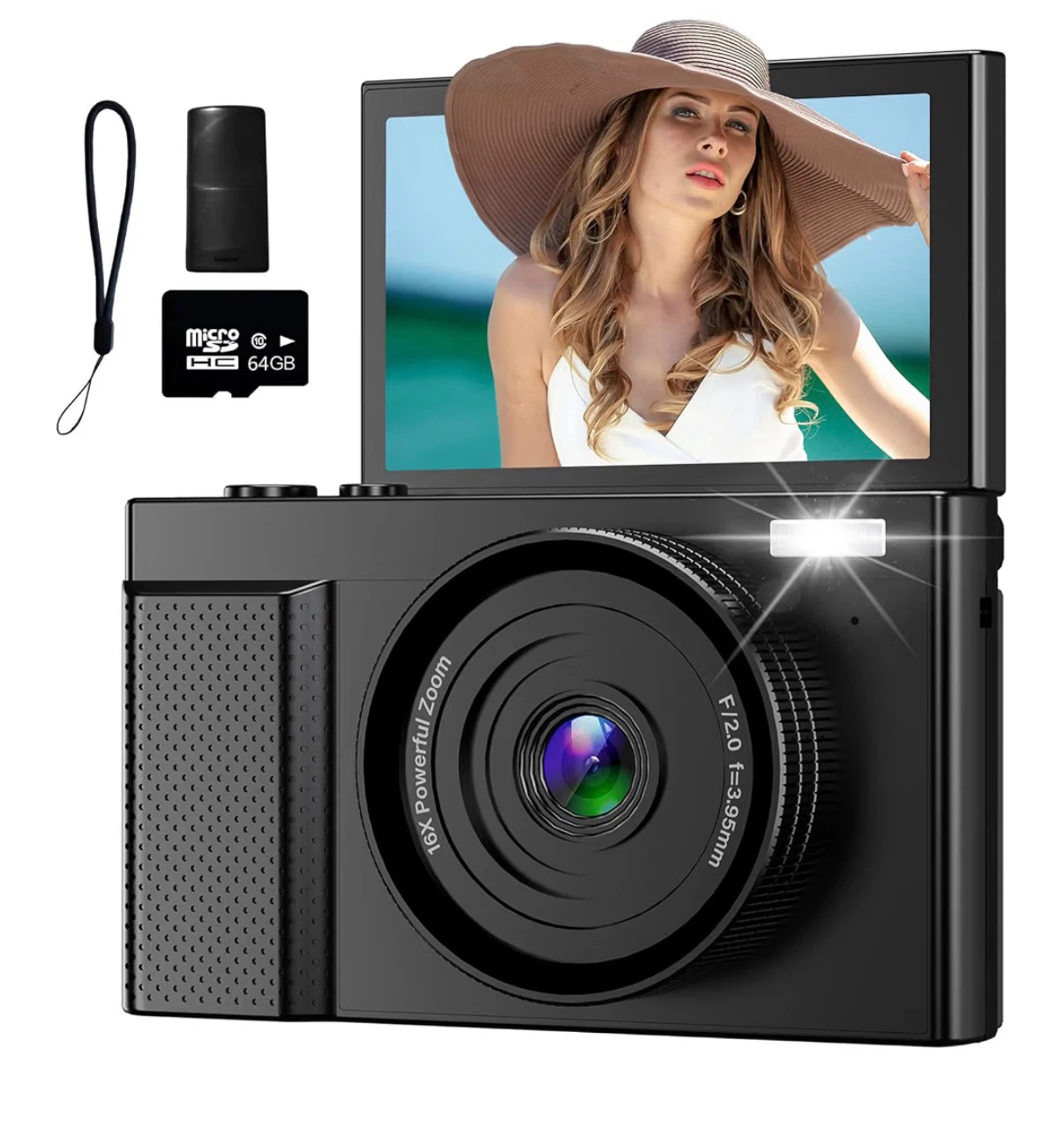 Brand New Digital Camera with 64GB SD Card - photo 3