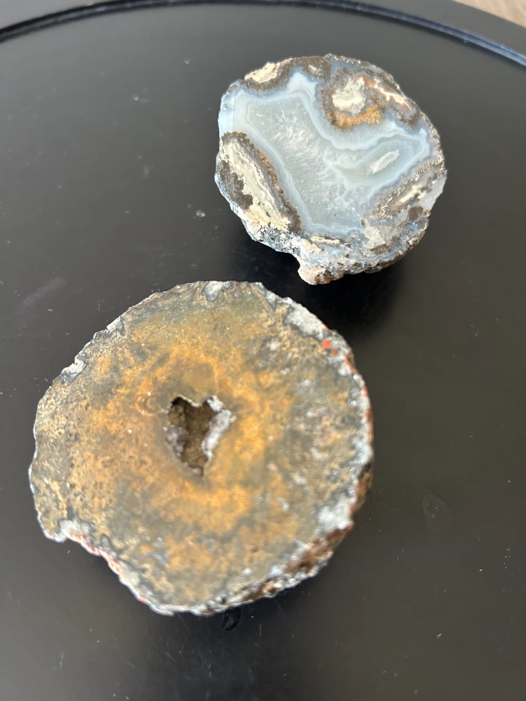Vintage Cut Thunder Egg Geodes – Natural Crystal