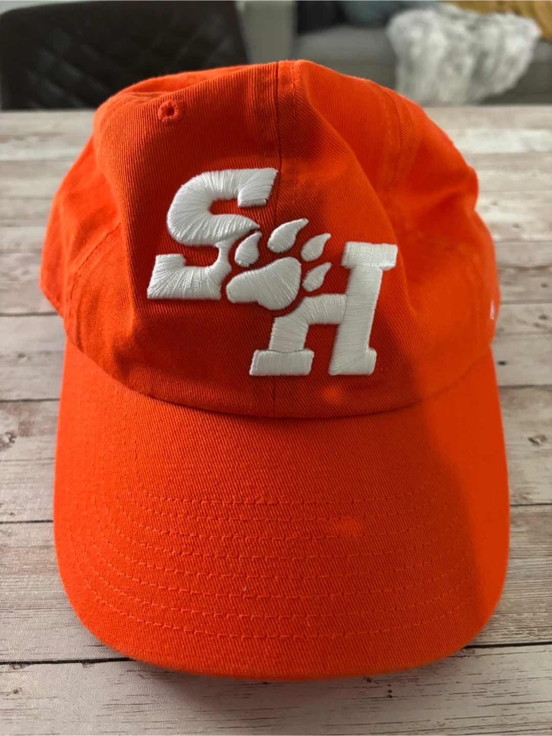 Orange Desert Cactus Baseball Cap