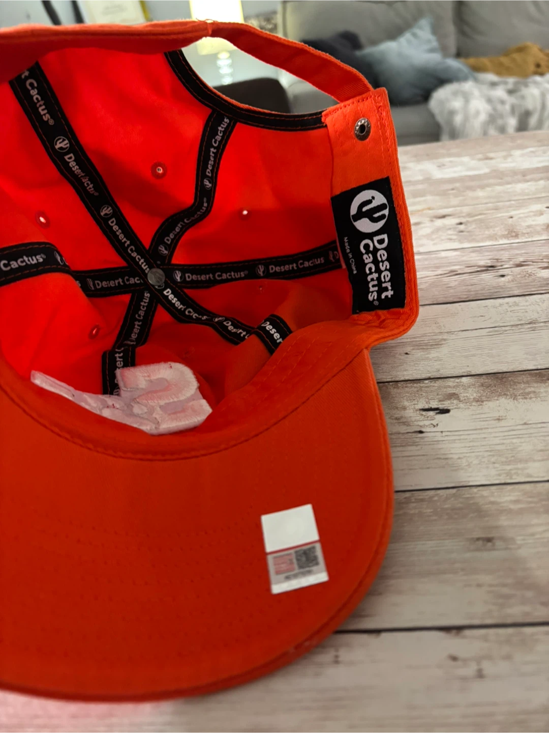 Orange Desert Cactus Baseball Cap - photo 4