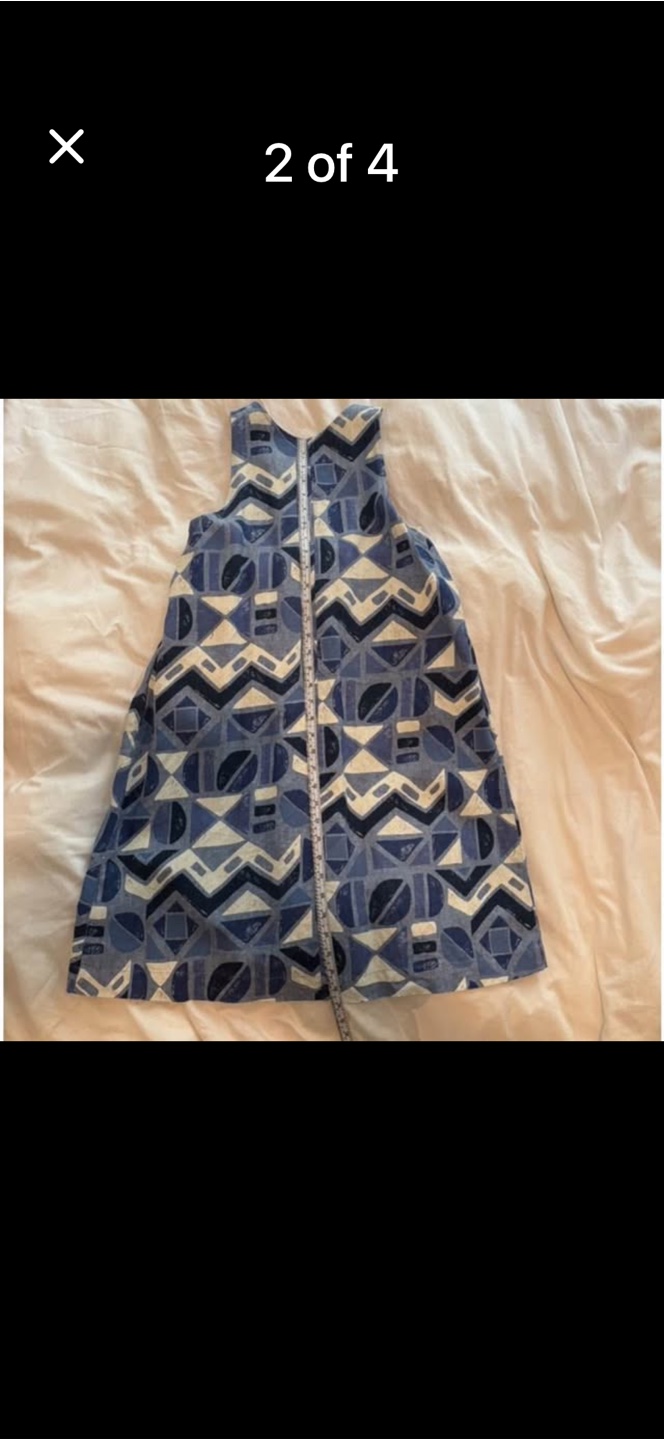 Linen summer dress- size small - photo 2