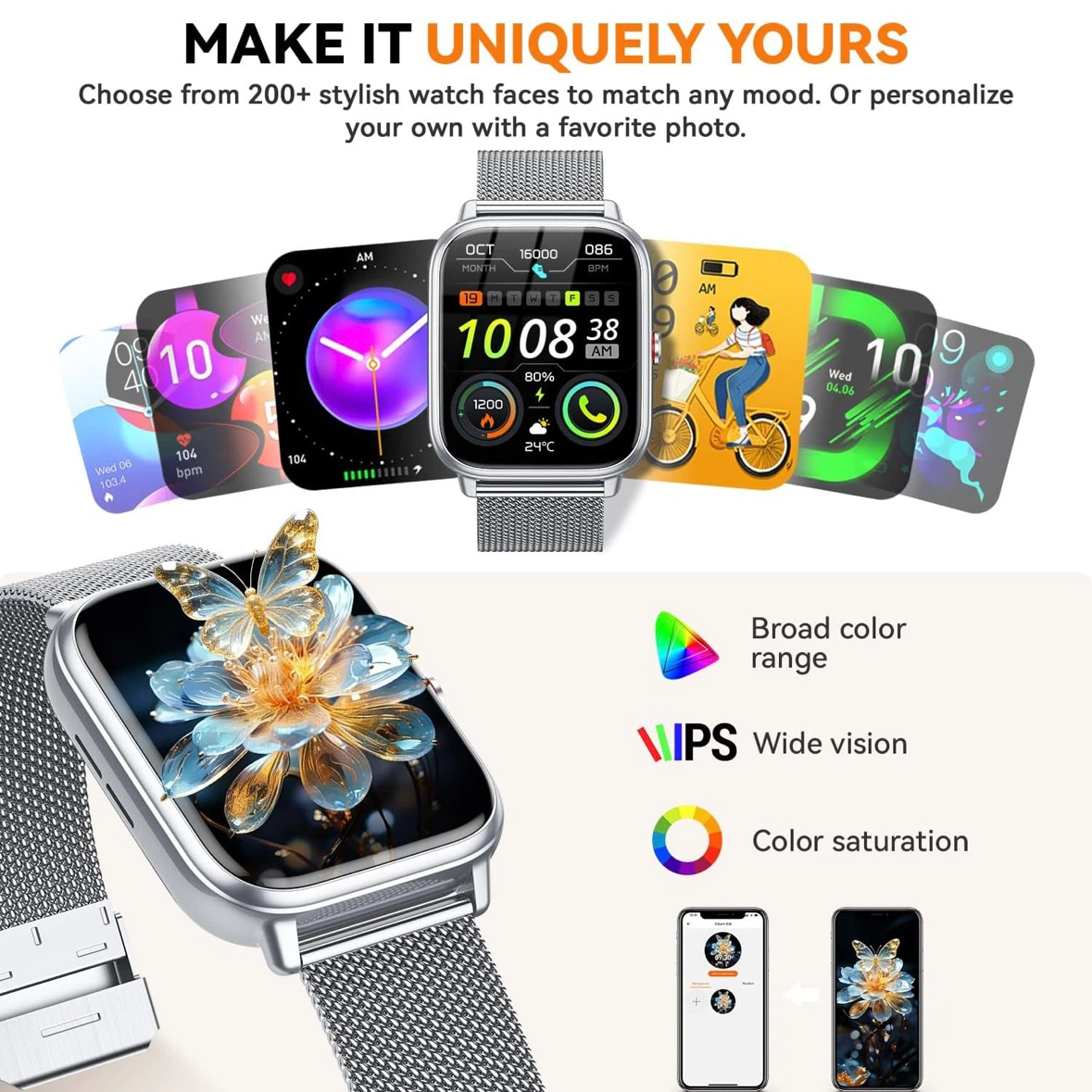 Brand New Android & iOS Smart Watch (Silver) - photo 3