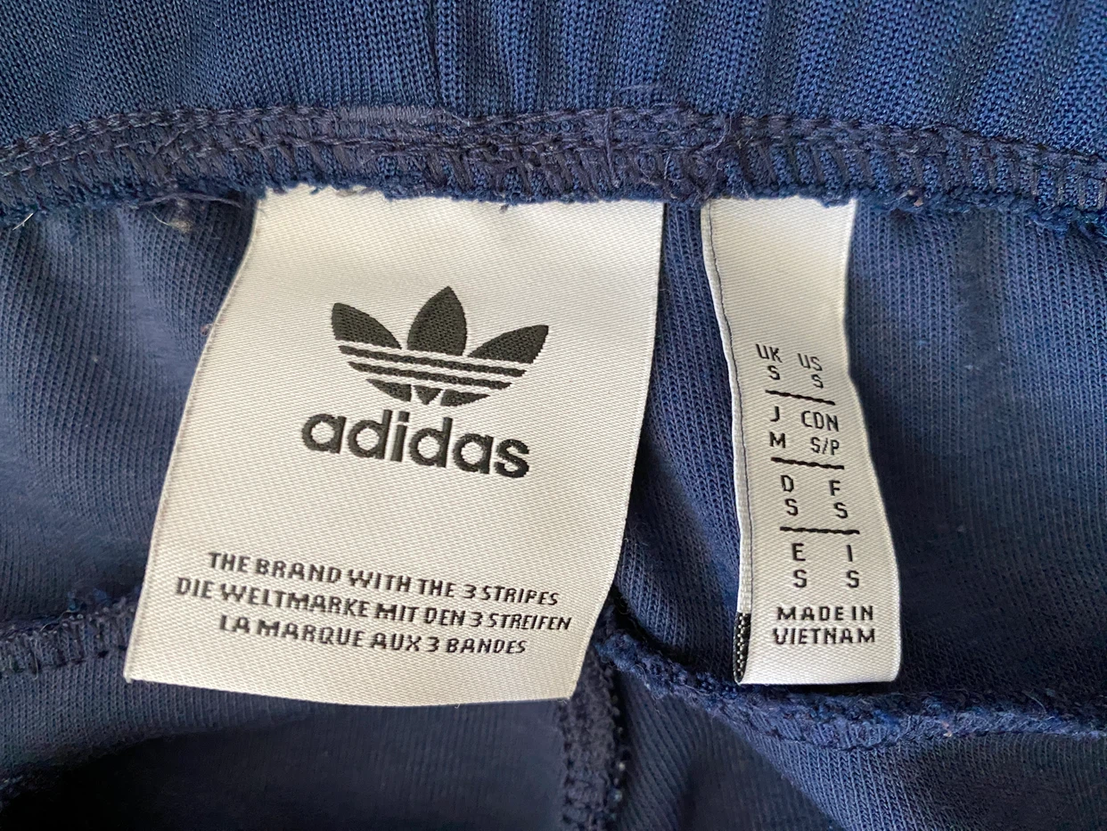 Adidas Originals Navy Blue Track Pants - Small - photo 2