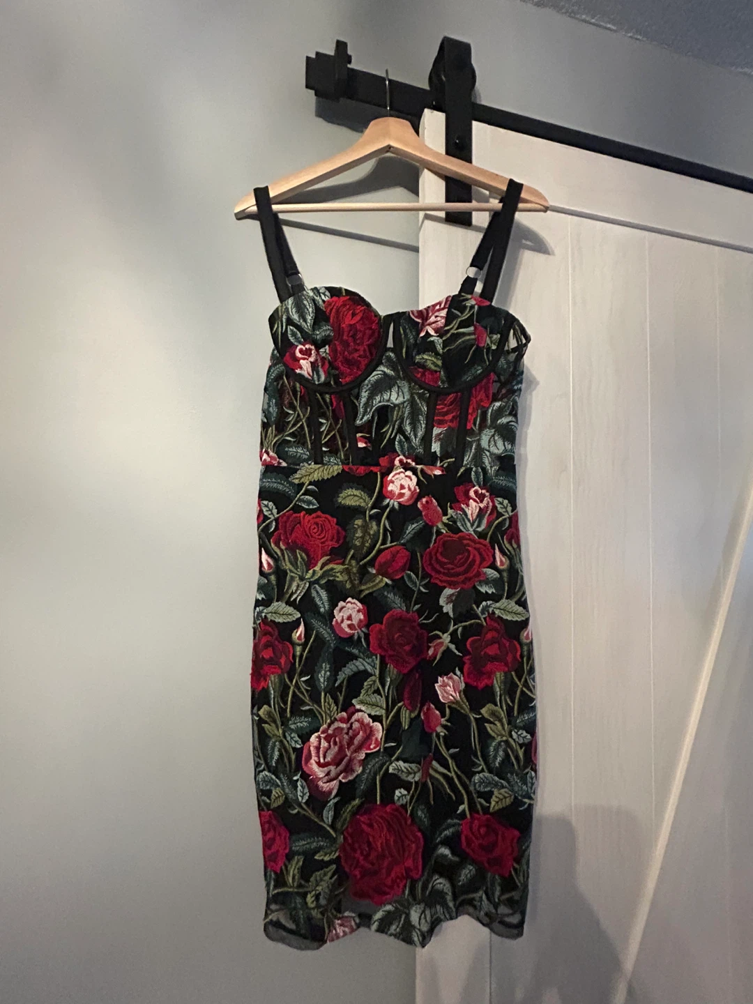 Marciano Floral Embroidered Mini Dress - photo 2