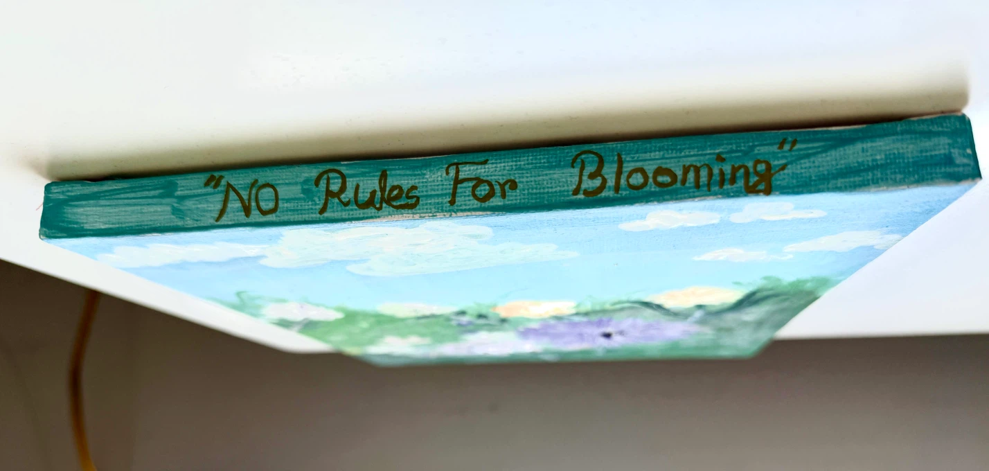Original Acrylic Painting "No Rules For Blooming" - photo 2