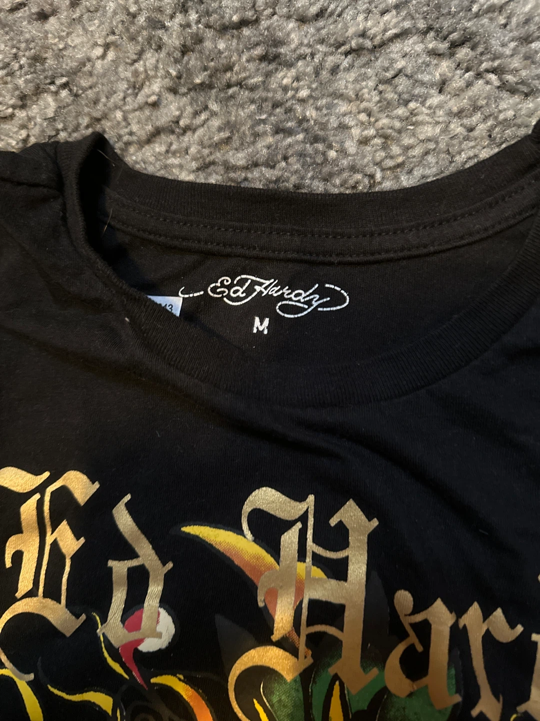 Ed Hardy "Born Free" Black T-Shirt - photo 2