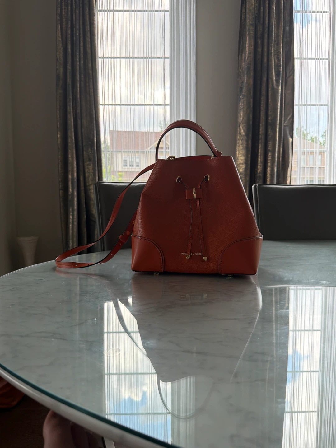 Michael Kors Bucket Bag - Orange