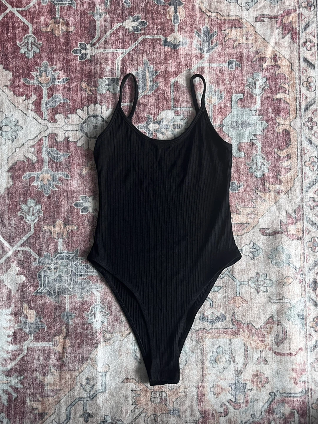 NWOT Ribbed Low Back Bodysuit