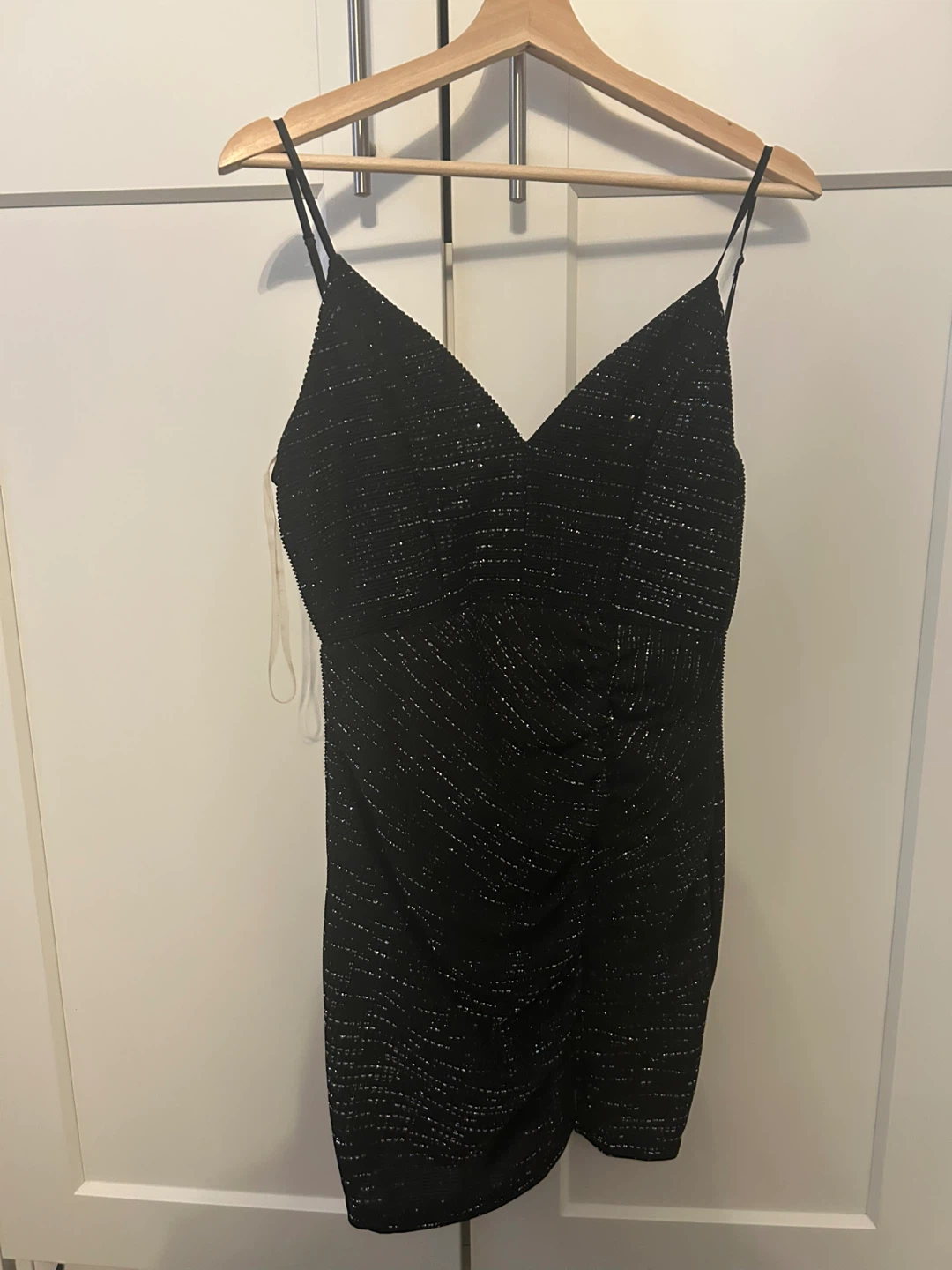Sparkly Black Mini Dress
