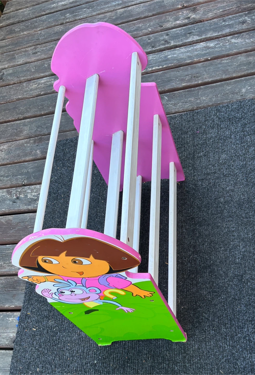 “Dora the Explorer” wooden Bookshelf / Shoestand /Organizer - photo 3