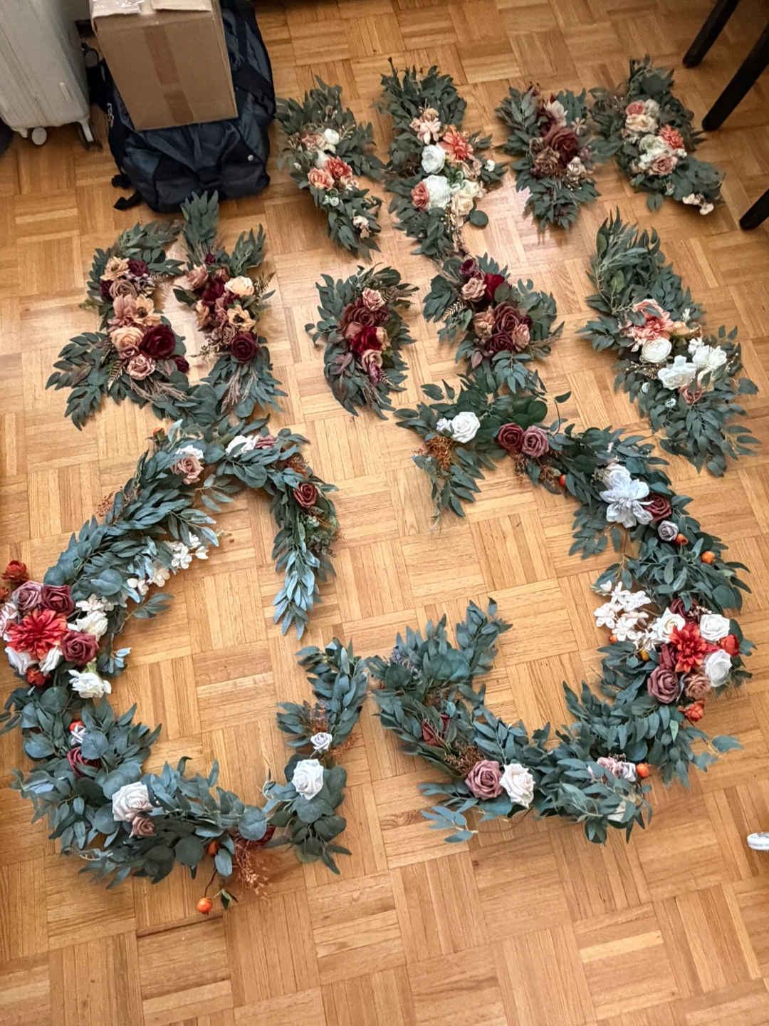 Wedding Arch  Flower Swag Kits