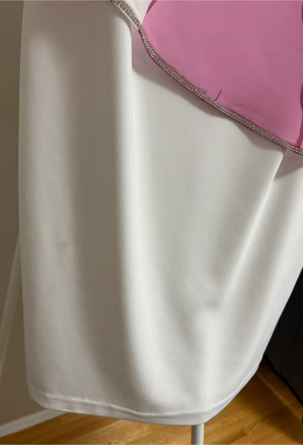 Frank Lyman Women's White Floral Overlay Dress Size 8 - photo 3