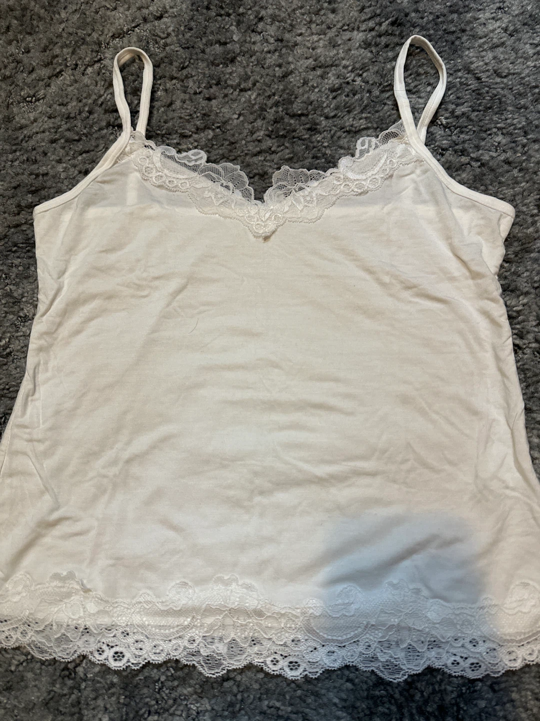 Women's Lace Trim Camisole Tops (3-Pack)