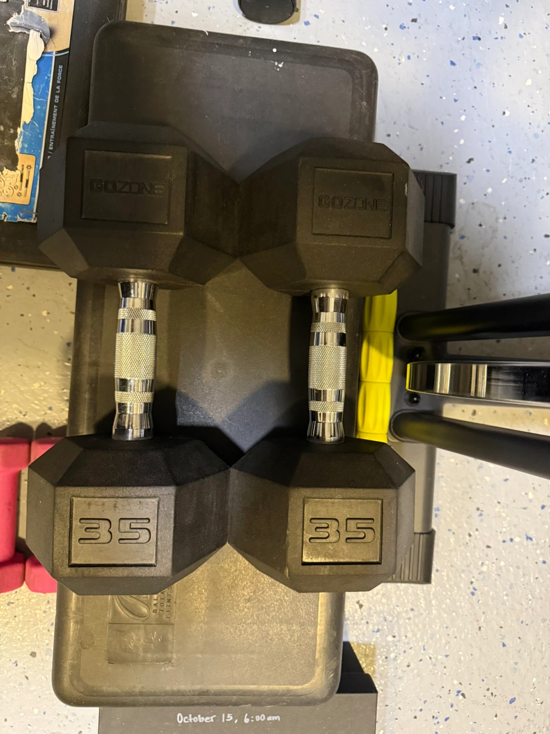 GOZONE Hex Dumbbells - 35 lbs (Pair) - photo 2