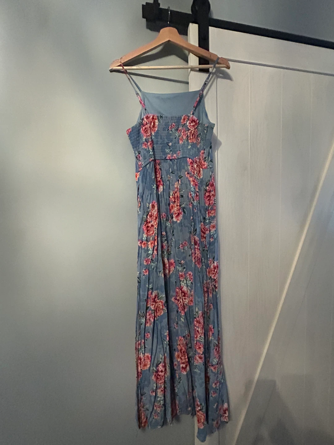 Blue Floral Maxi Dress - photo 2