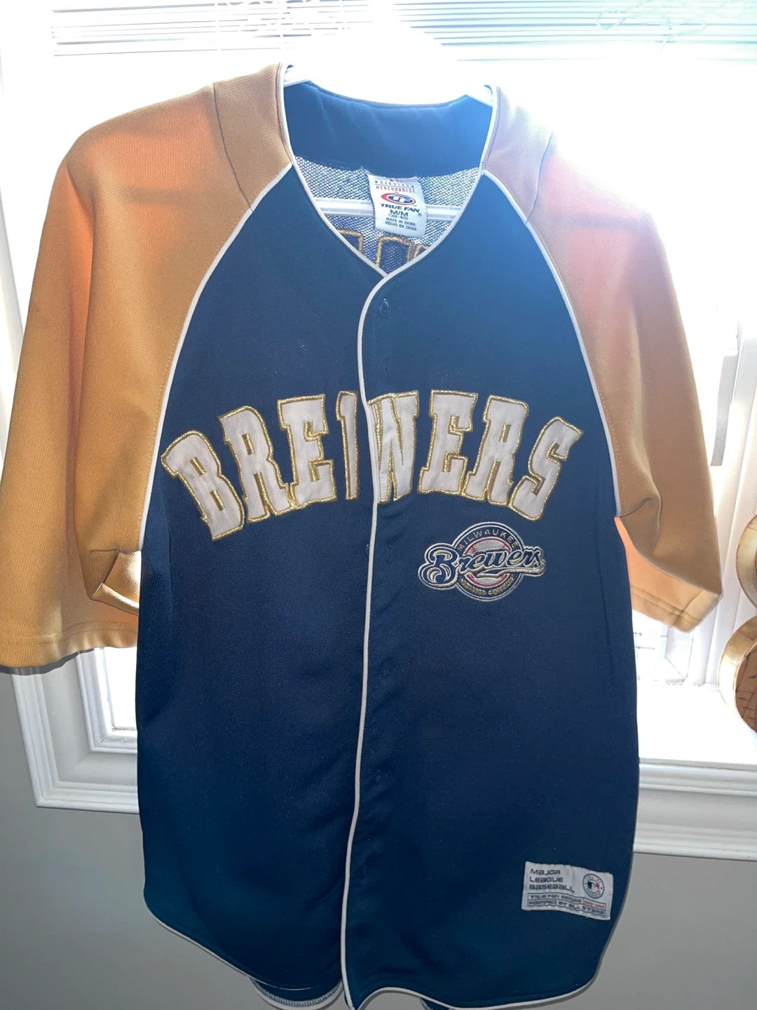 Milwaukee Brewers "Fielder" Baseball Jersey M/M
