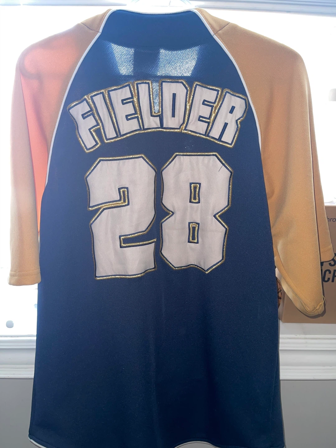 Milwaukee Brewers "Fielder" Baseball Jersey M/M - photo 3
