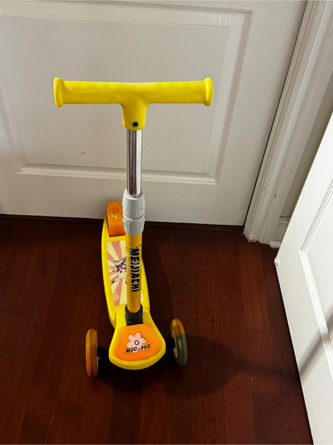 Yellow 3-Wheel Kids Scooter - photo 2