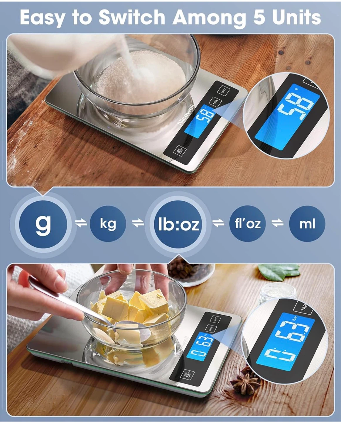 Nicewell Digital Kitchen Scale - photo 3