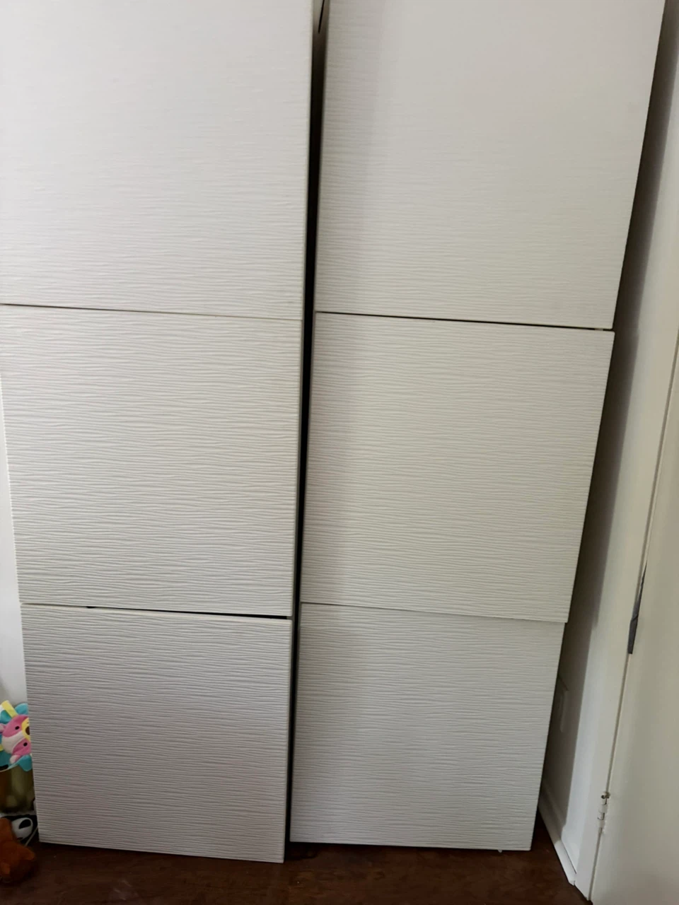 IKEA Besta White Storage Cabinets (Set of 2)