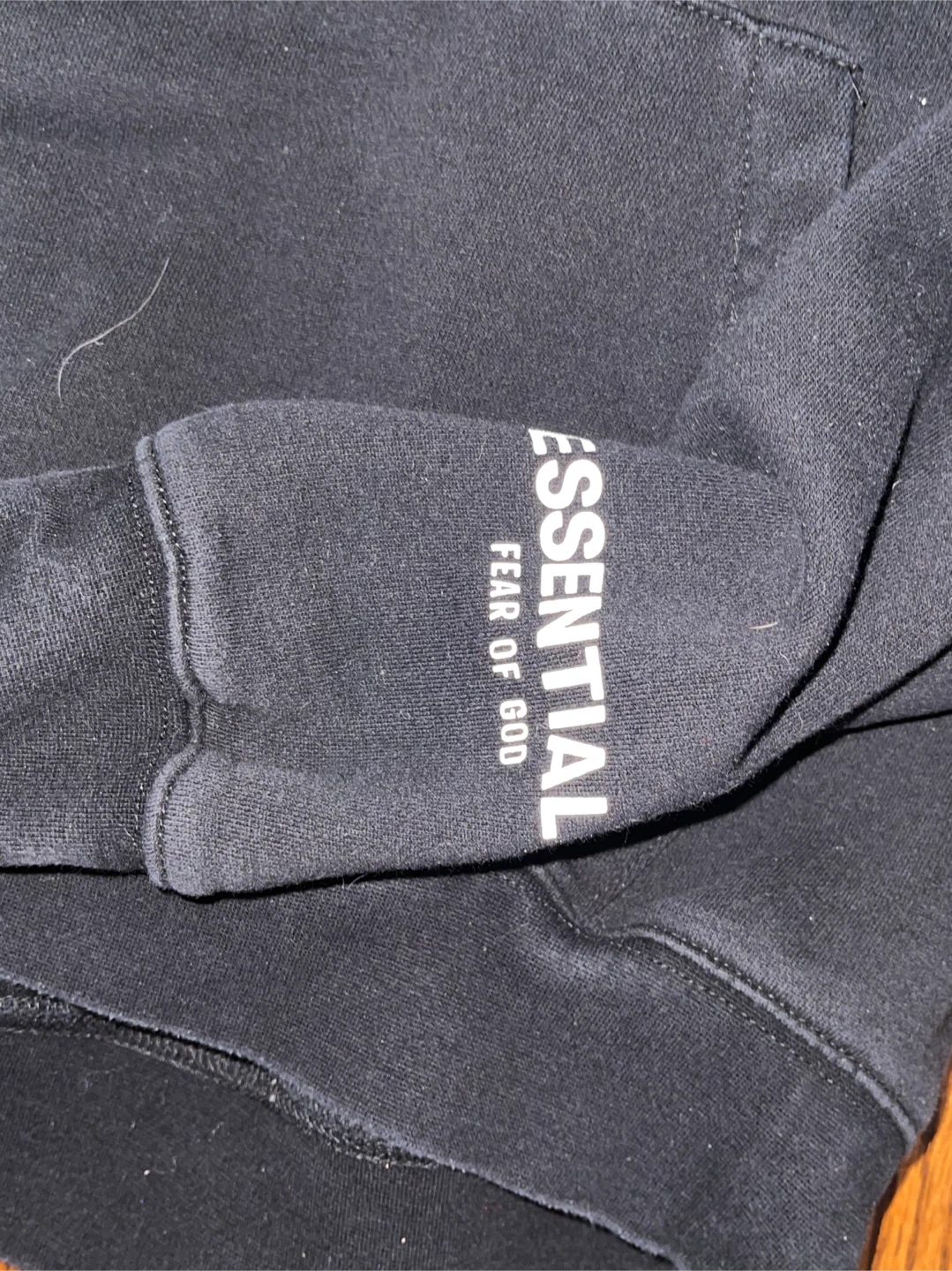Black Essentials Fear of God Hoodie - photo 2
