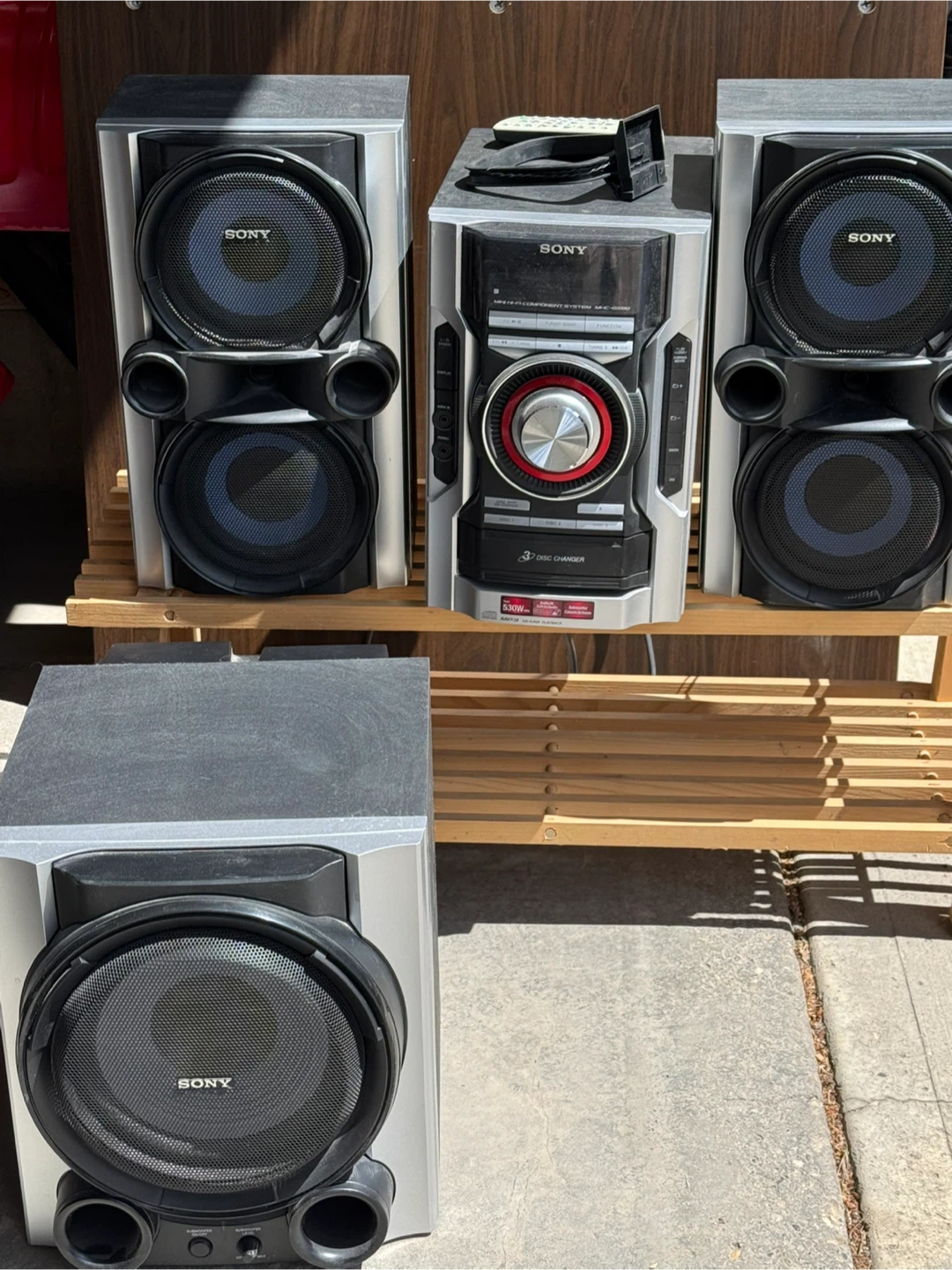 Sony MHC-GX90 Mini Hi-Fi Component System with Speakers