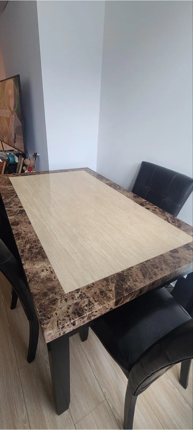 Dining Table with Faux Marble Top (just the table) - photo 2