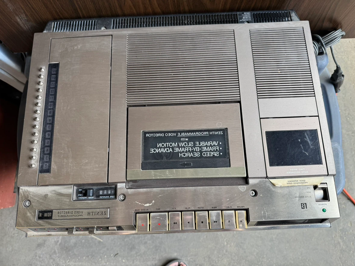 Zenith ProgrammableDirector  Beta max - photo 3