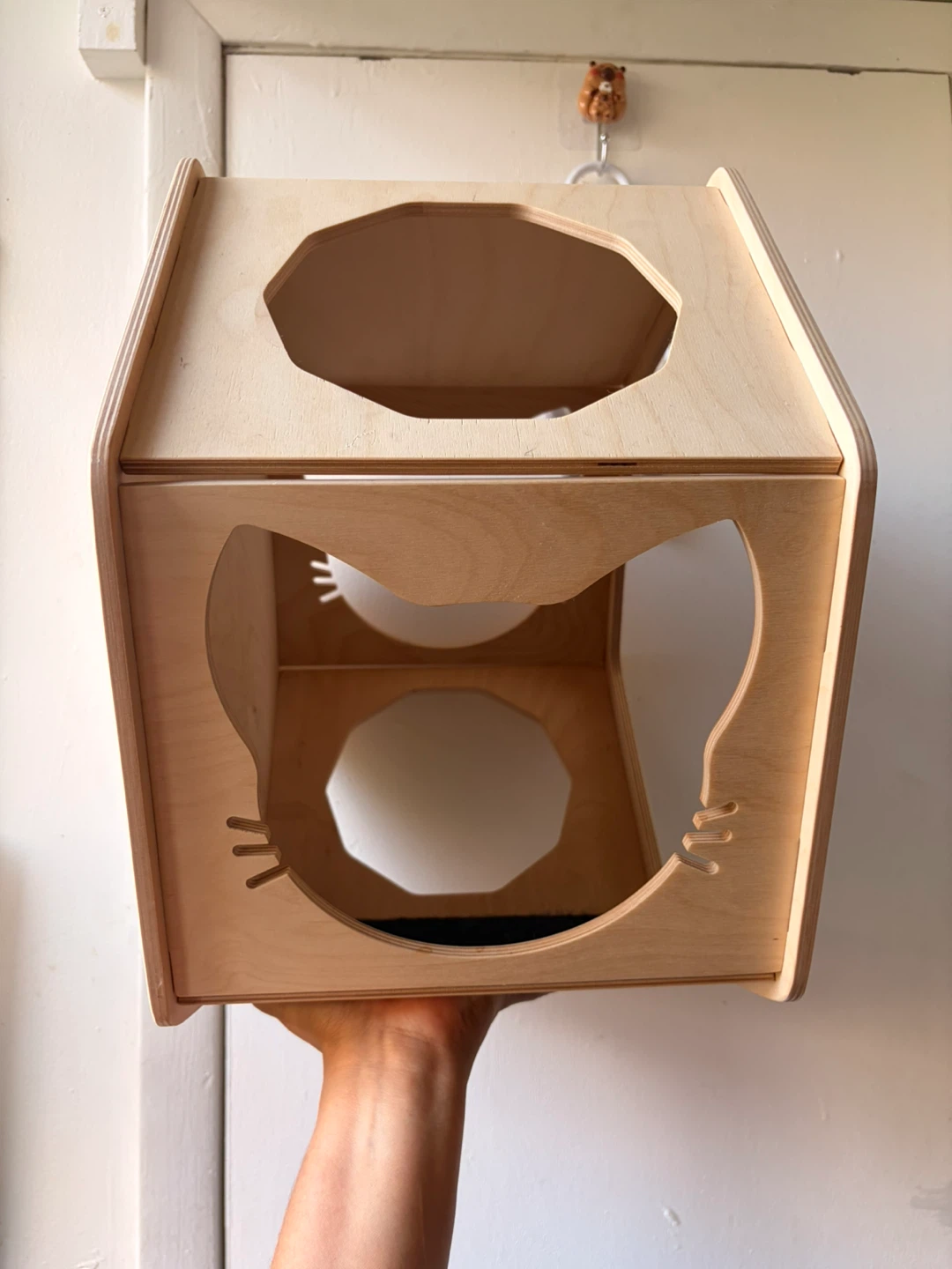 Cats mode Hexagon Wall Mounted Cat Wall, Real wood - photo 2