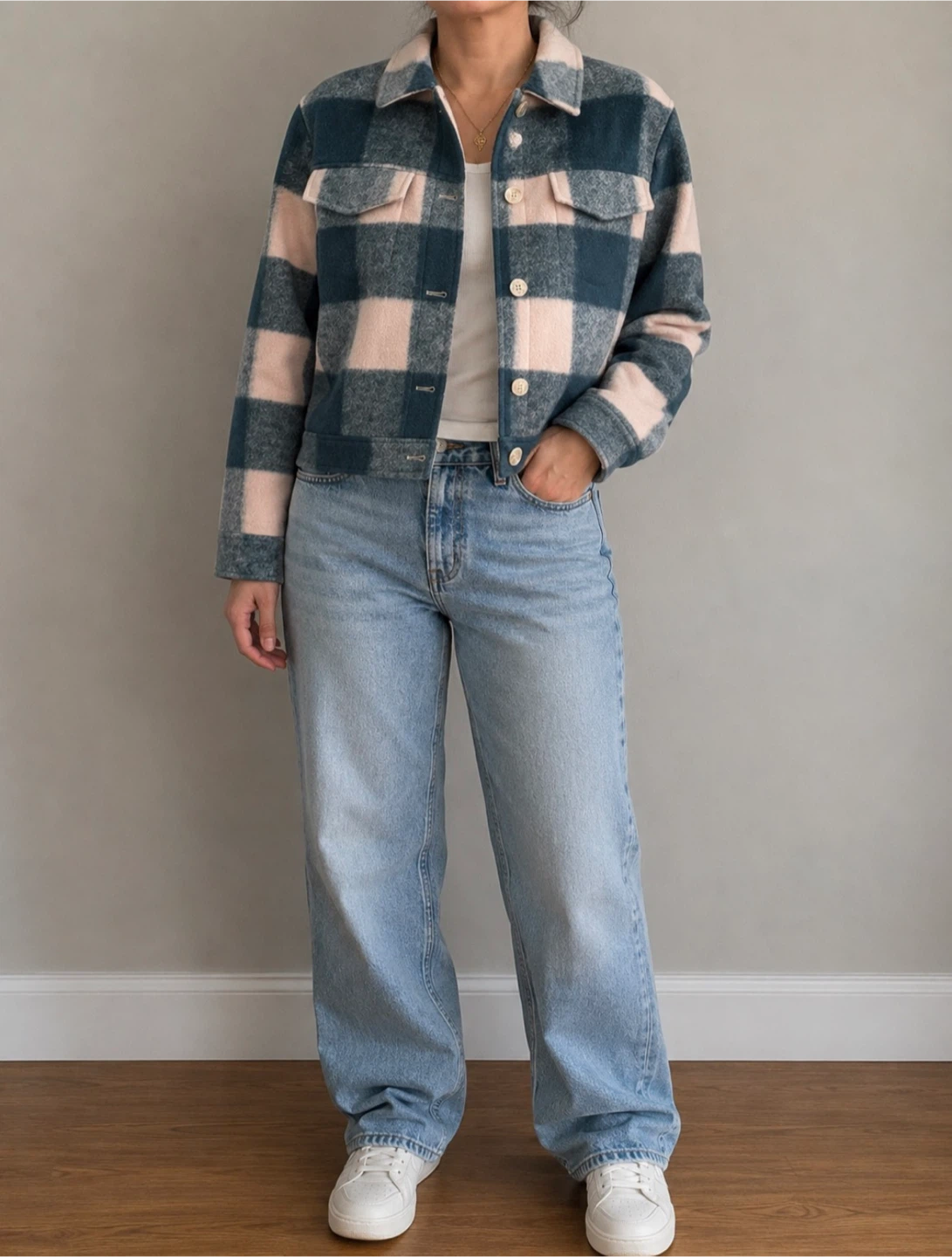 JOIA Plaid Jacket