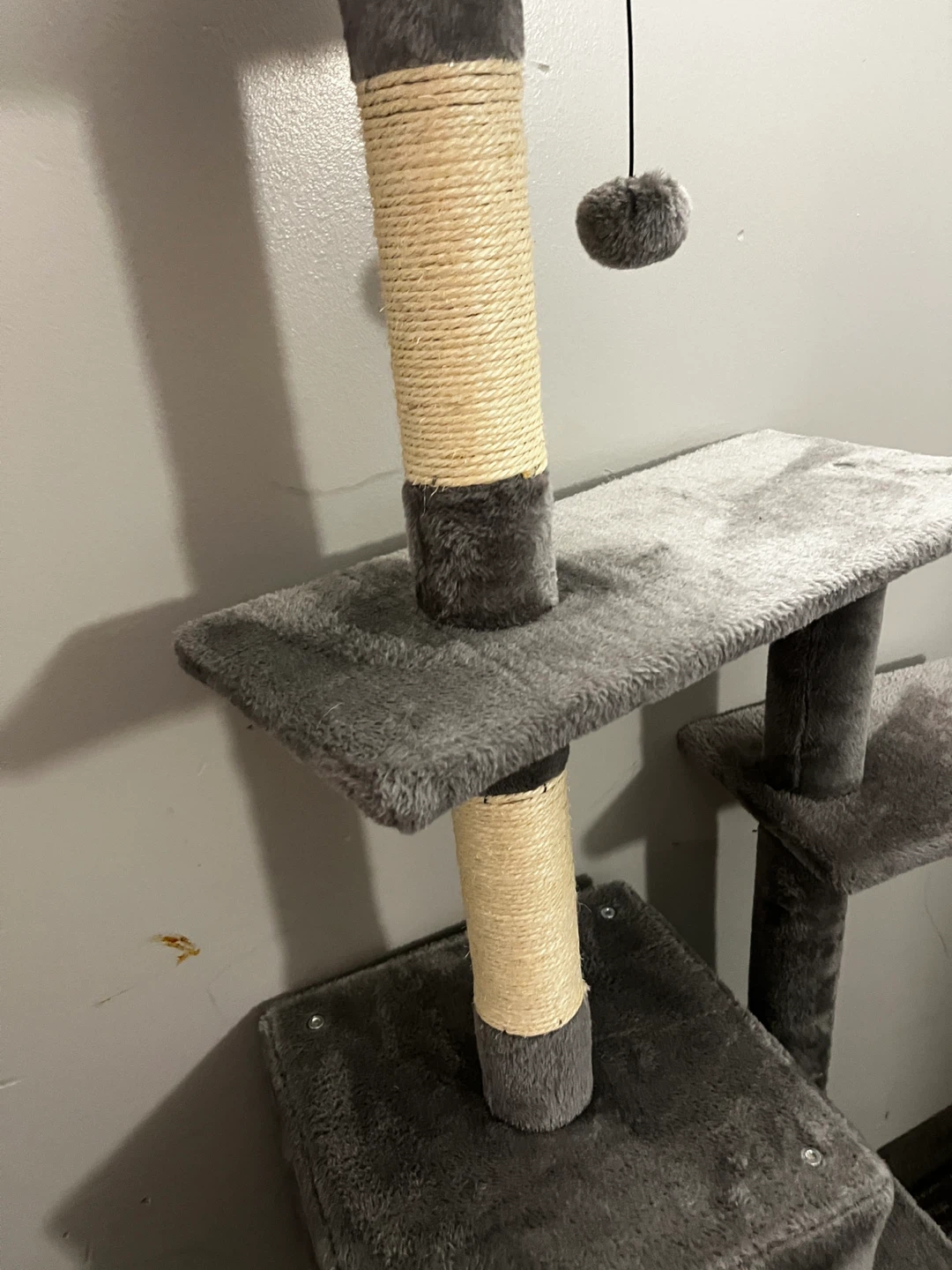 57” Grey Multi-Level Cat Tree Condo - photo 4