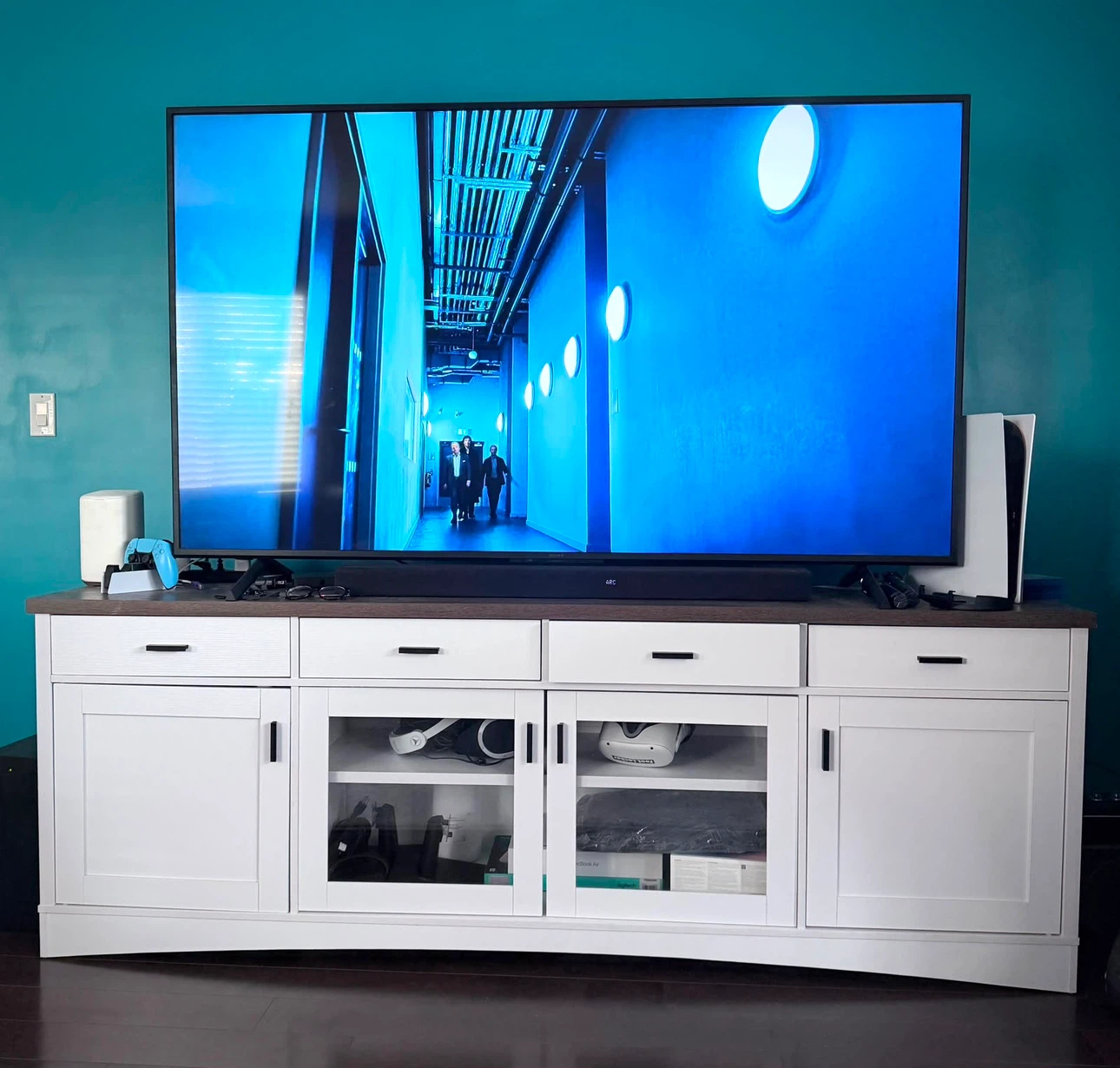 Sony 75” 4K Smart TV + Optional Sound System & 84” TV Stand