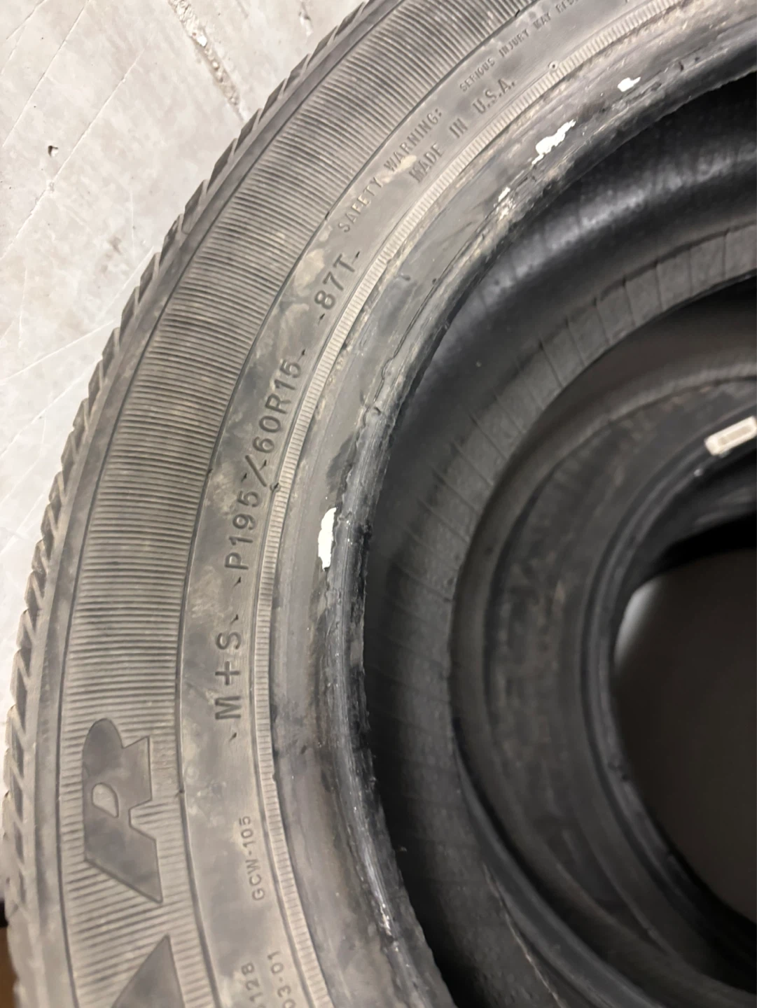 Goodyear Assurance 195/60/ R1587T Tires - photo 4