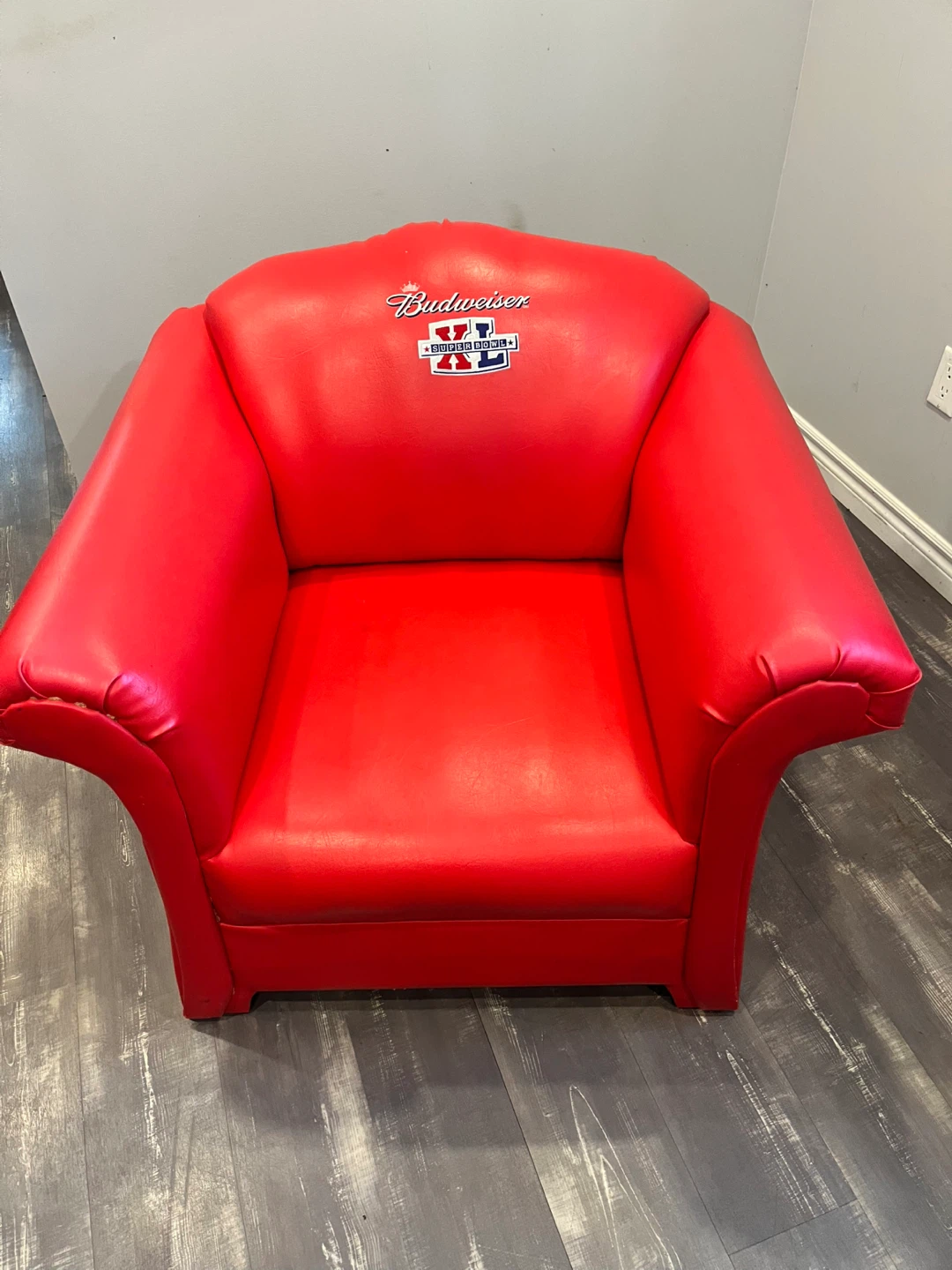 Super Bowl 50 Red Budweiser Armchair