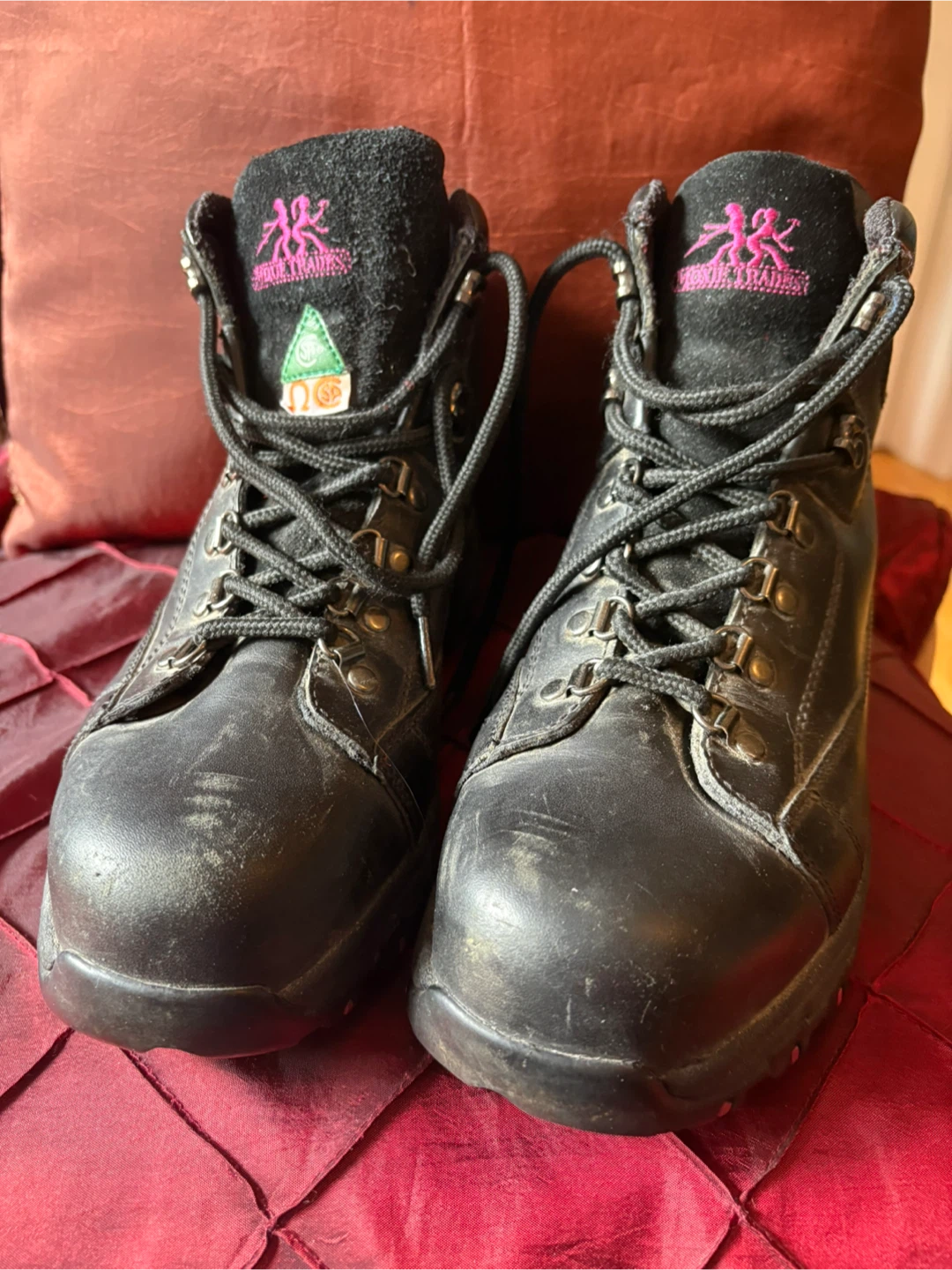 Moxie Black Protective Footwear Boots Size 9 - photo 2