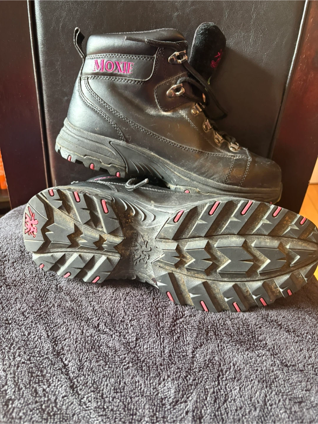 Moxie Black Protective Footwear Boots Size 9 - photo 5