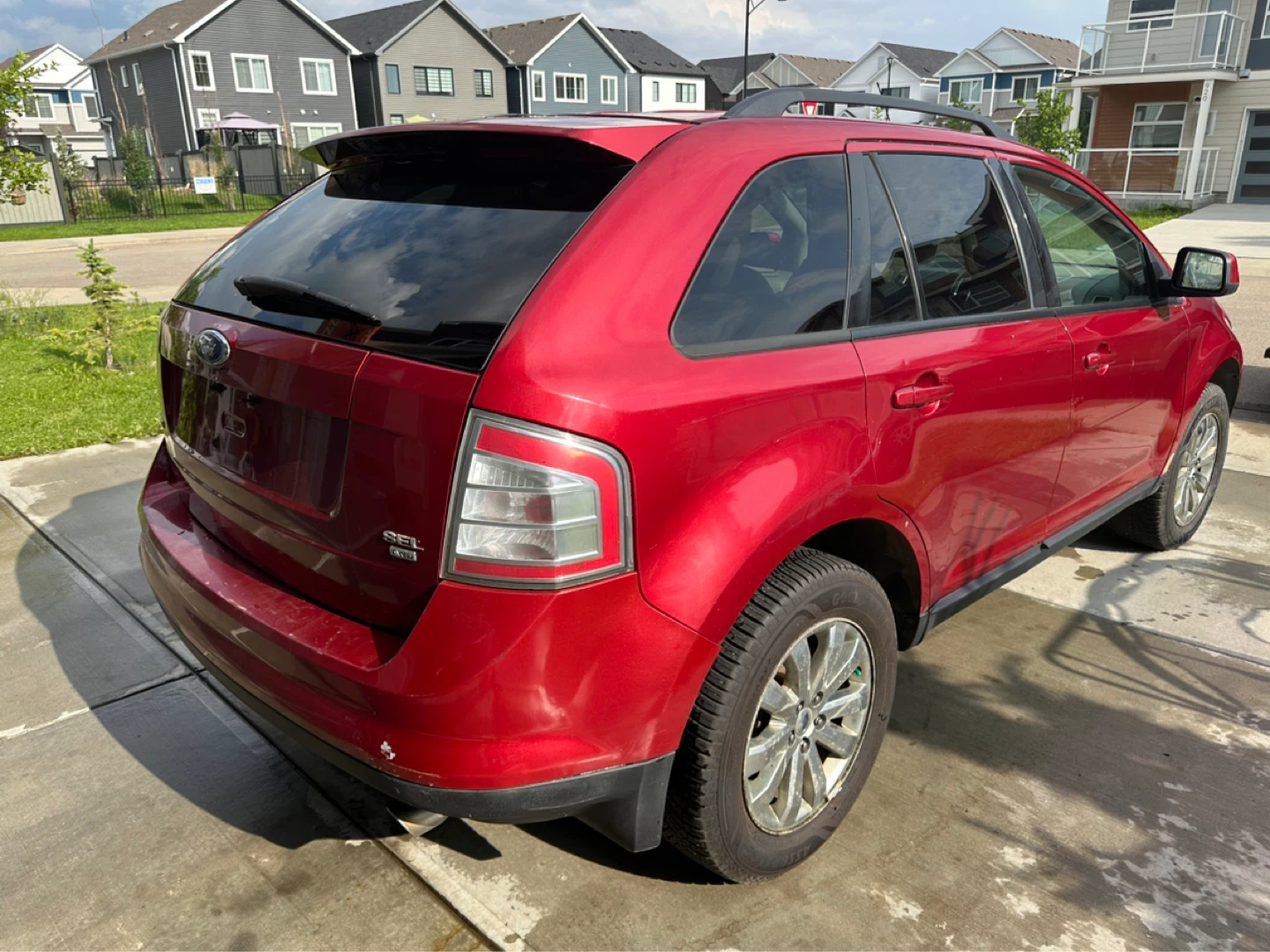 Red Ford Edge SEL SUV 2007 - photo 2