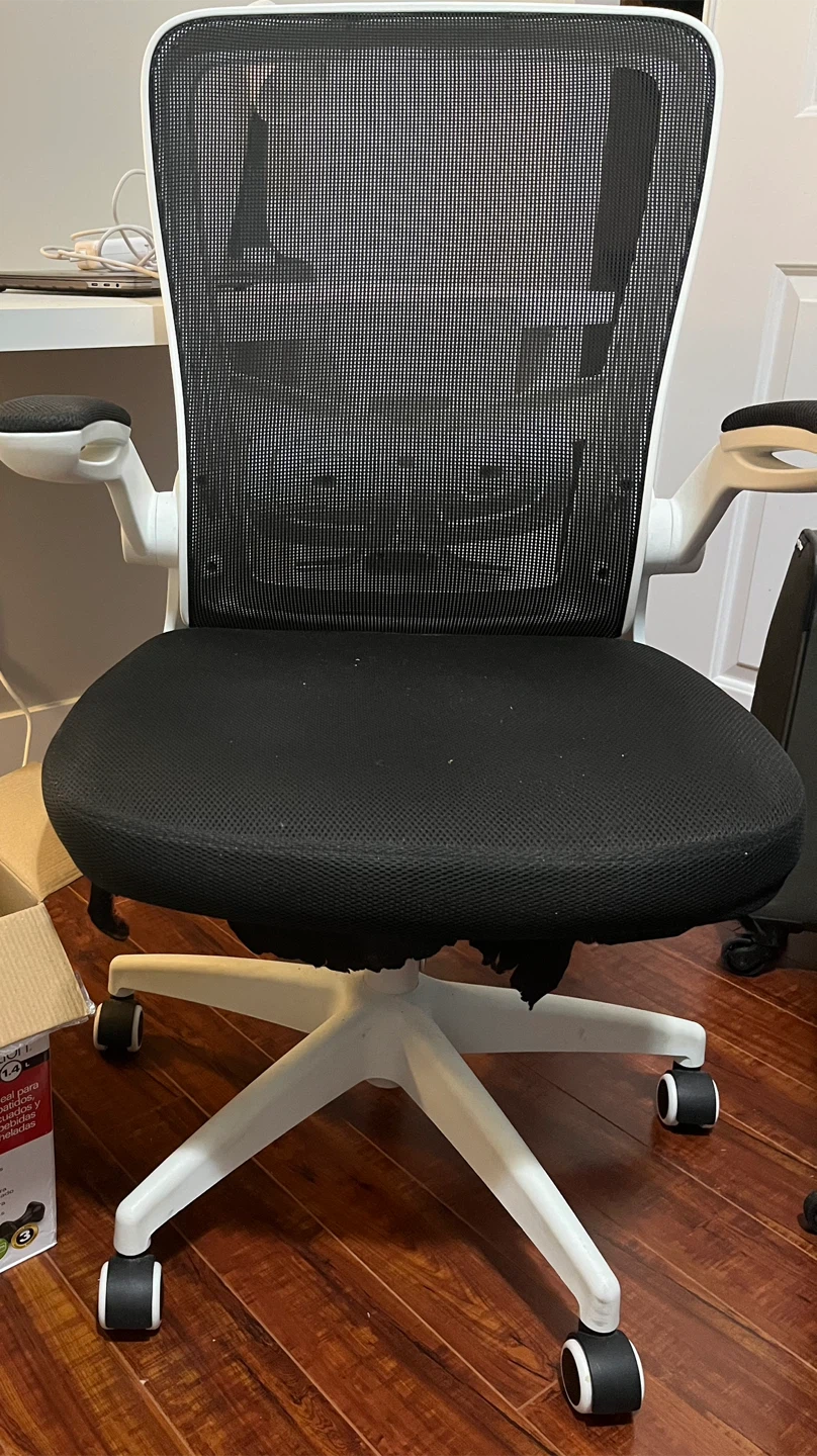 White Ergonomic Office Chair Base
