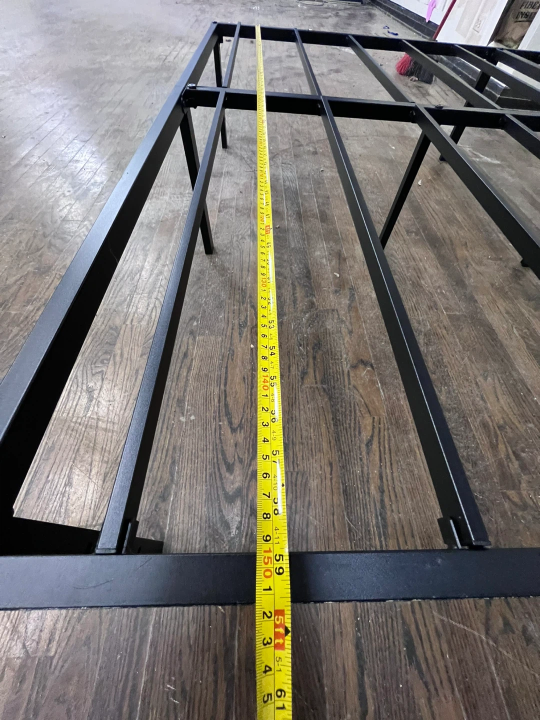 Black Metal Bed Frame full - photo 4