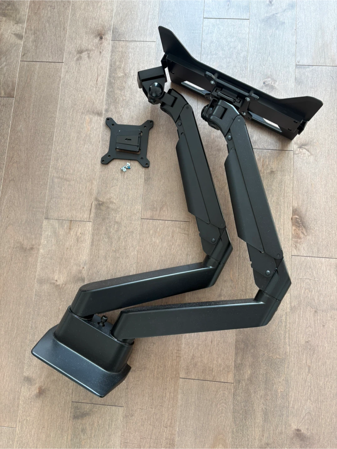 Desky Dual Monitor Arm - Black - photo 3