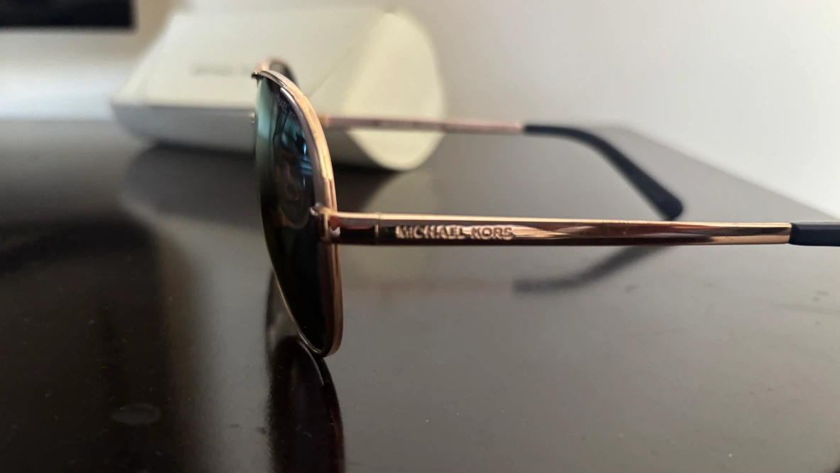Michael Kors Aviator Sunglasses Rose Gold