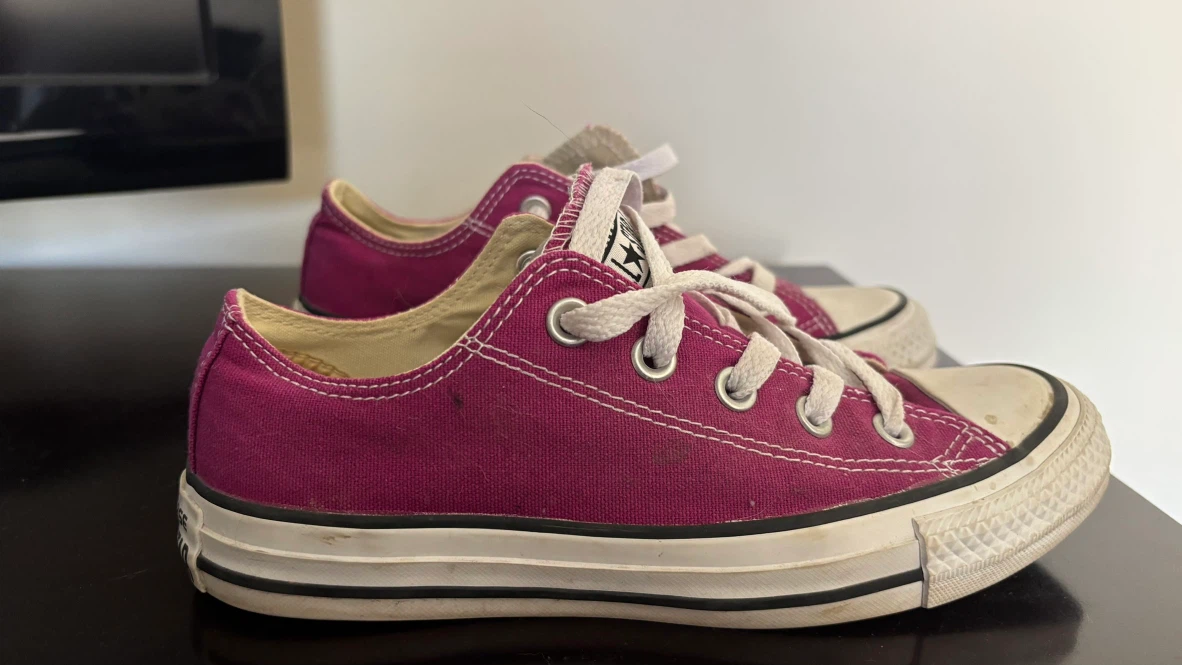 Converse All Star Low Top Shoes - Purple - photo 2