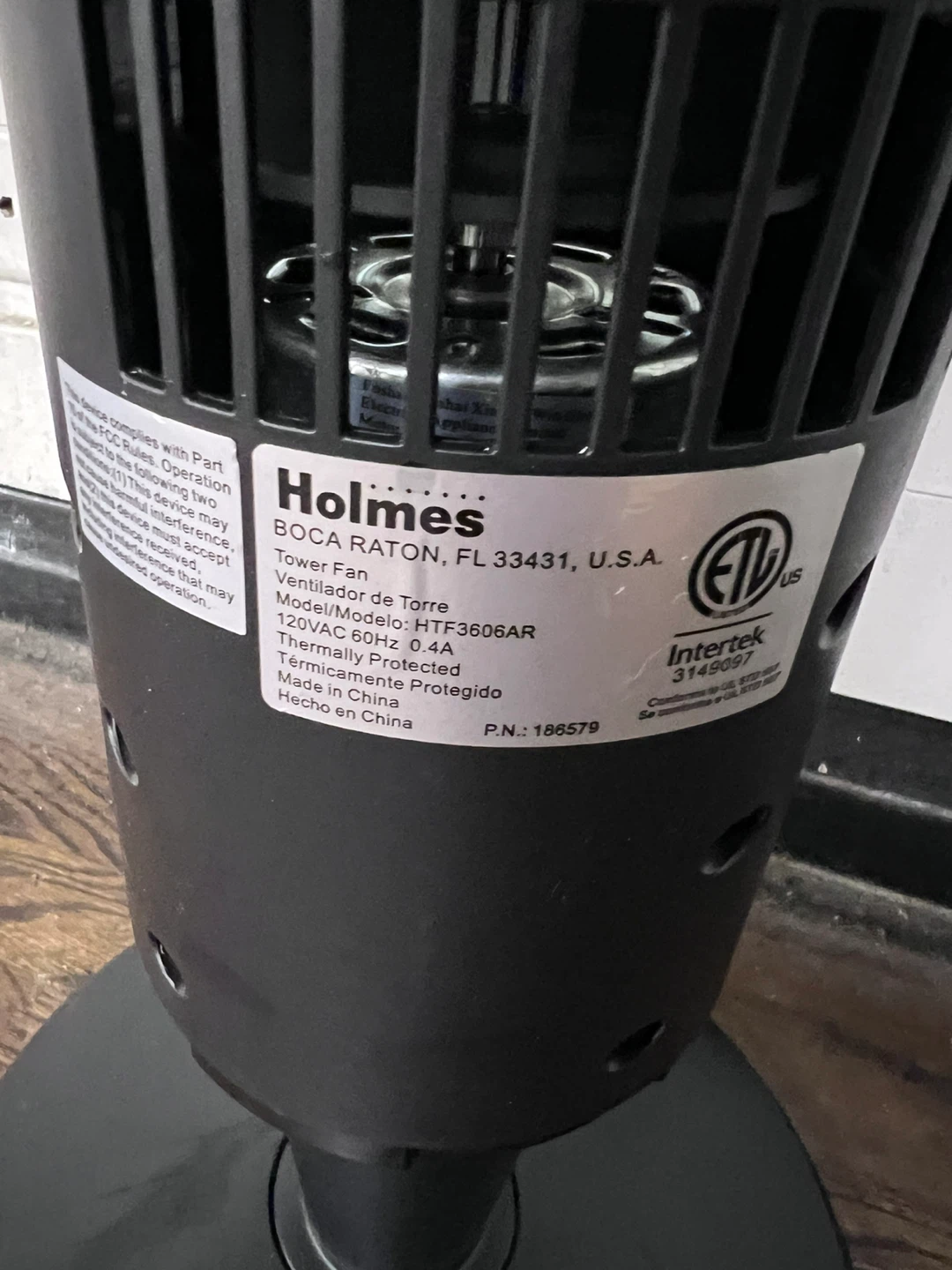 Holmes Tower Fan HTF3606AR static - photo 4