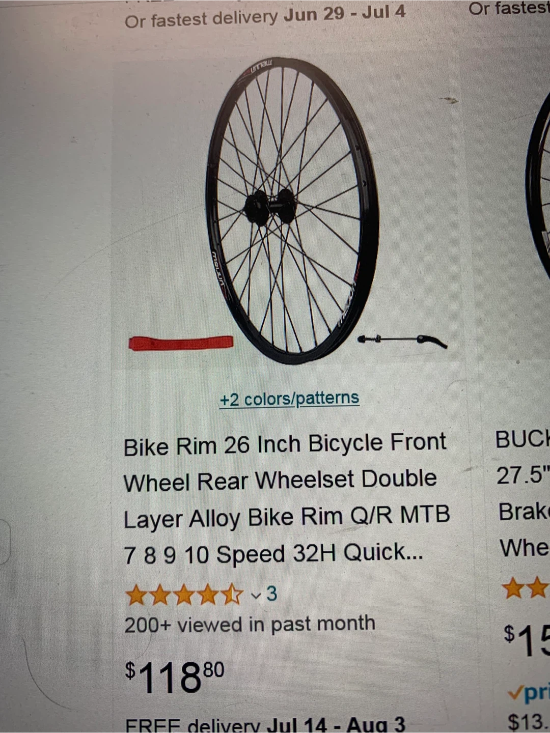 Bike wheel 26” - photo 2