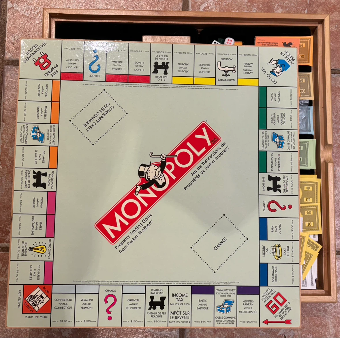Monopoly and Clue Solid Wood Game Cabinet - photo 5