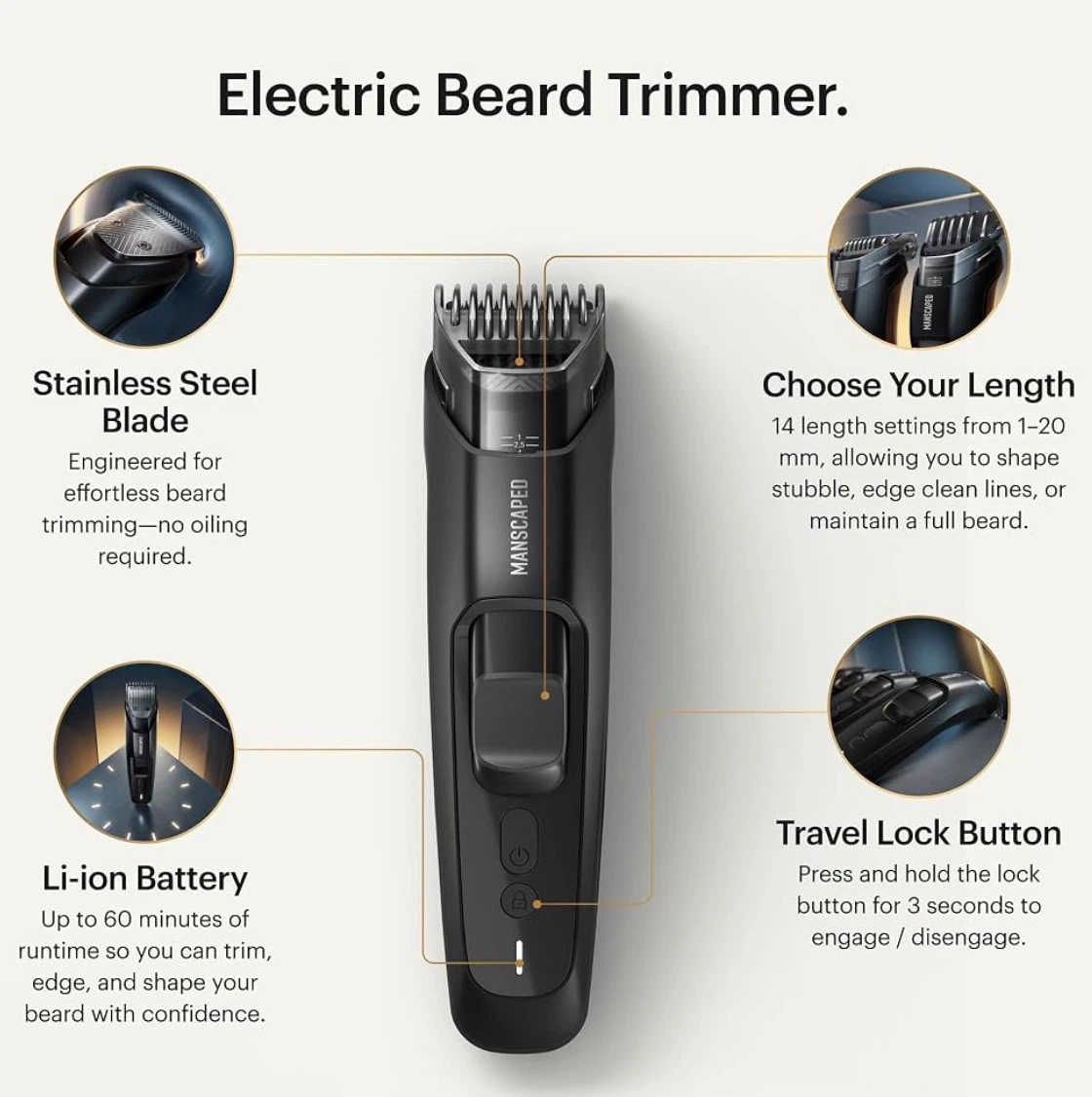 BNIB MANSCAPED THE BEARD HEDGER PLUS - photo 5