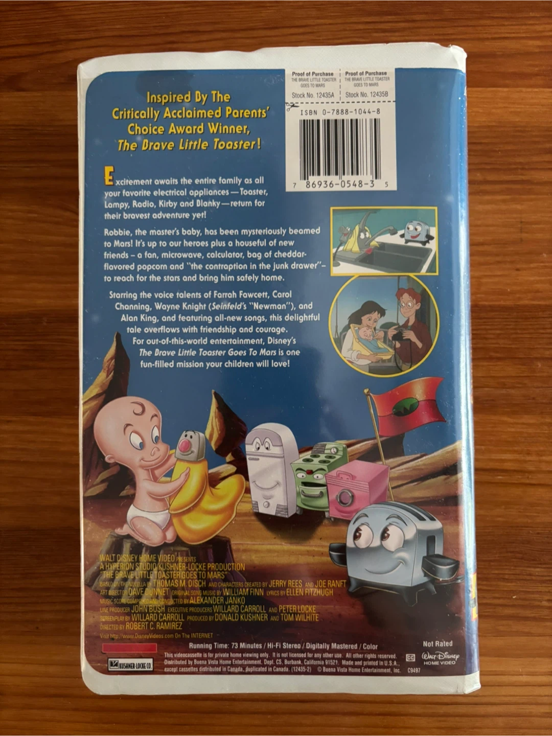 The Brave Little Toaster Goes to Mars VHS - photo 2